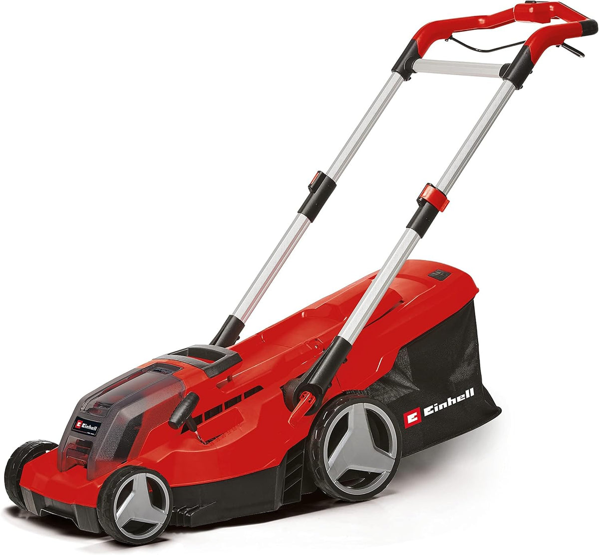 Einhell Rasenmäher, 4,0 Ah, 38 cm, 450 m, 36 V, Rot/Schwarz/Silber, Akku- GP-cm 36/450 Kit Power X-Change (, Schnittbreite