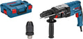 Bosch Professional Elektrowerkzeug, 210 mm, 13 mm, Blau/Schwarz/Rot, Bohrhammer GBH 2-28 F (inkl. Zusatzhandgriff