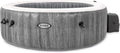 Intex Matratze, 216 X 71 Cm, Dunkelgrau/Weiß, Purespa Greywood Deluxe Ø Whirlpool Pure Spa - Bubble, Dunkelgraue Holzoptik