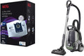 AEG Staubsauger, 65 dB, 5l, Schwarz/Silber, VX9-2-ÖKO mit Beutel + GR210SM Staubbeutel (70%, Zusatzdüsen, 850 Watt (max.)