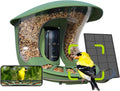 Birdfy Kamera, Grün/Schwarz, 2 Pro Vogelfutterhaus mit 2K Dual, Live Vogelbeobachtung, KI Vogelerkennung ohne ABO