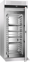 GGM Gastro Kühlschrank, 700 Liter, Silber, EinfahrTief Edelstahl PREMIUM - GN 2/1 - GN 1/1 - EN
