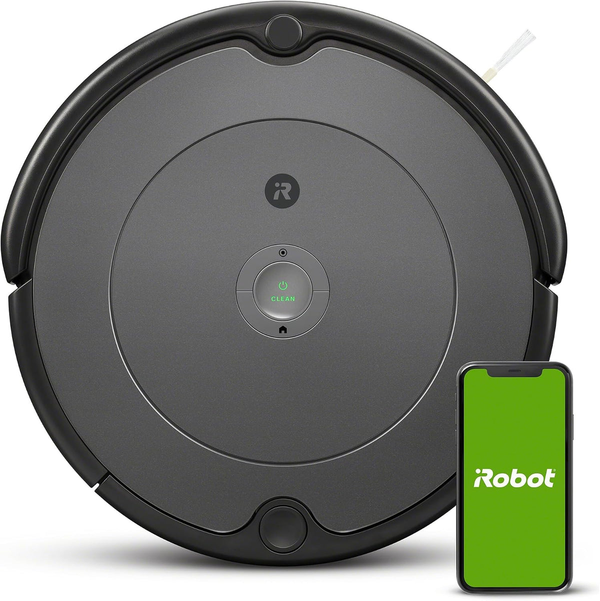iRobot Saugroboter, Grau, Roomba 697, App-steuerbarer (Staubsauger Roboter), Dirt-Detect-Technologie, 3-Stufen-Reinigungssystem