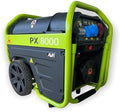 Pramac Powerstation, Grün/Schwarz/Blau/Rot, Stromerzeuger Benzin PX 8000 T - Drehstrom