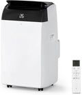 Euker Klimaanlage, 41–53 dB, Schwarz/Weiß, Leises 4-in-1 Mobiles Klimagerät 12000 BTU, Kühlen/Ventilieren/Entfeuchten/Follow-Me