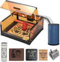 ATOMSTACK MAKER Dunstabzugshaube, 40 W, Schwarz/Rot/Orange/Blau, A6 Ultra Laser Graviermaschine mit B3 Gehäuse D2