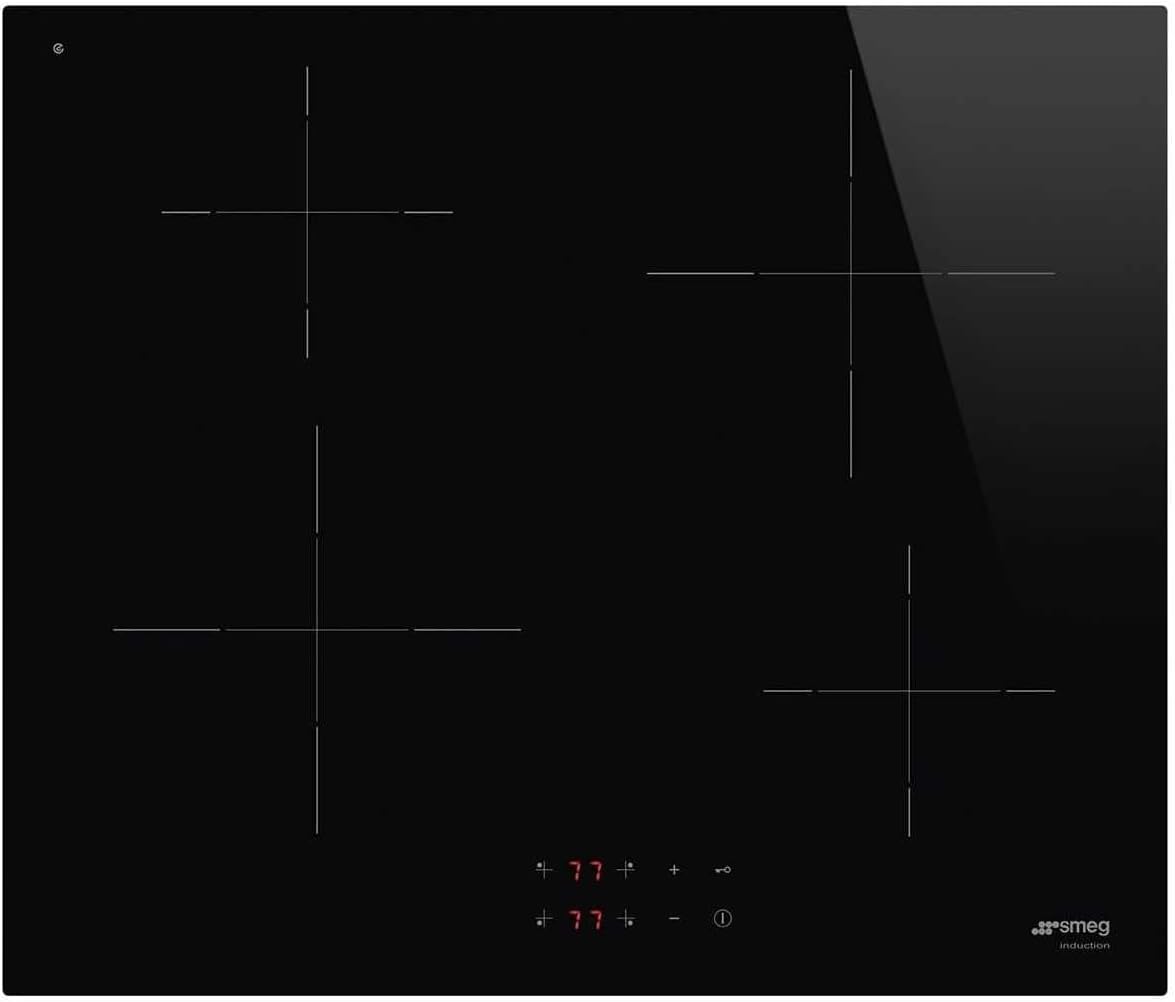 Smeg Kochfeld, Schwarz, Induktions UNIVERSAL - SI2641D
