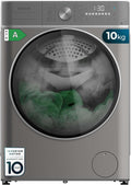 Cecotec Wäschetrockner, 6Kg, Silber, Waschmaschine Trockner 10- Frontlader Bolero Wash&Dry 10680, 16 Programme