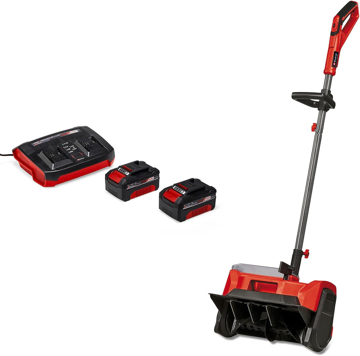 Einhell Schneefräse, 40 cm, 20 cm, 36 V, rot/schwarz, Akku- GE-ST 36/40 Li E Power X-Change (Li-Ion, Arbeitsbreite