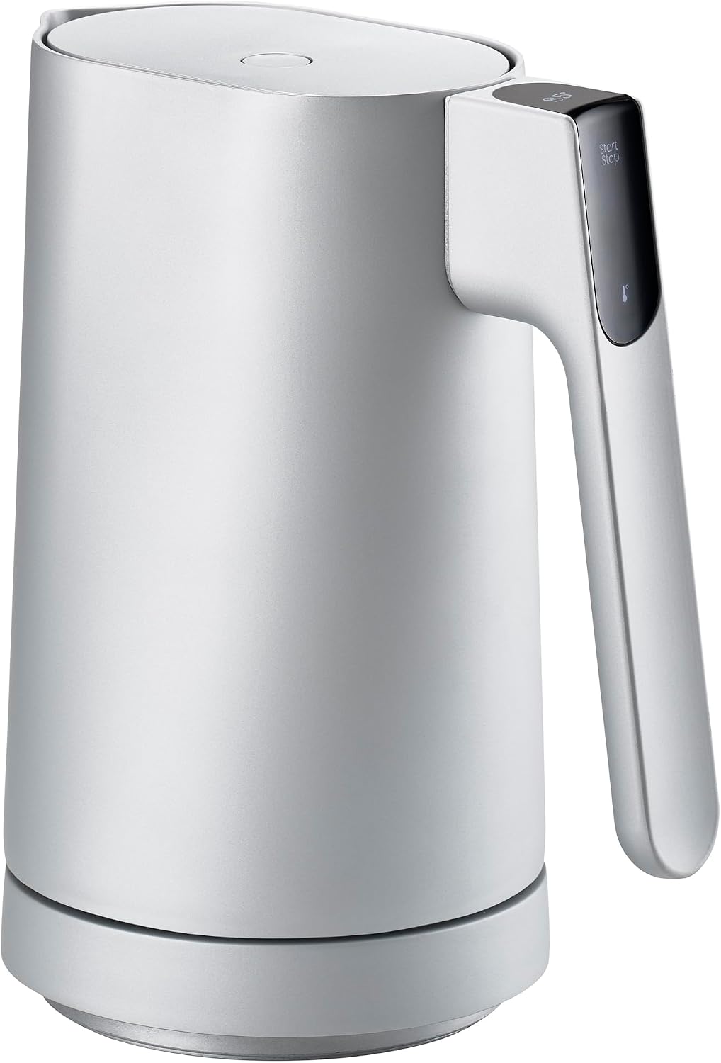 Jacob Jensen Wasserkocher, 1,2 Liter, Silber, Elektrischer mit Temperatureinstellung von 70°C bis 100°C, Warmhaltefunktion