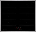 Neff Kochfeld, 60 cm, Schwarz/Silber, M66SBX1L0, N 50, Induktions, herdgesteuertes Glaskeramik- breit, Flex Induction