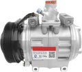 Sbshjhfb Kompressor, 24 V, 12 V, 12v, Silber/Schwarz, kompatibel mit TOYOTA COASTER BUS 10P30C 8832036530
