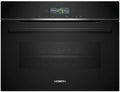 SIEMENS Backofen, 60 x 45 cm, Schwarz, CB734G1B1, iQ700 Smarter Einbau-Kompakt, Made in Germany, ecoClean & humidClean Selbstreinigung
