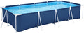 Bestway Stahlrahmenpool, 4,0 m, Blau, Steel Pro, Aufstellpool mit Metallrahmen, Familien-Außenpool