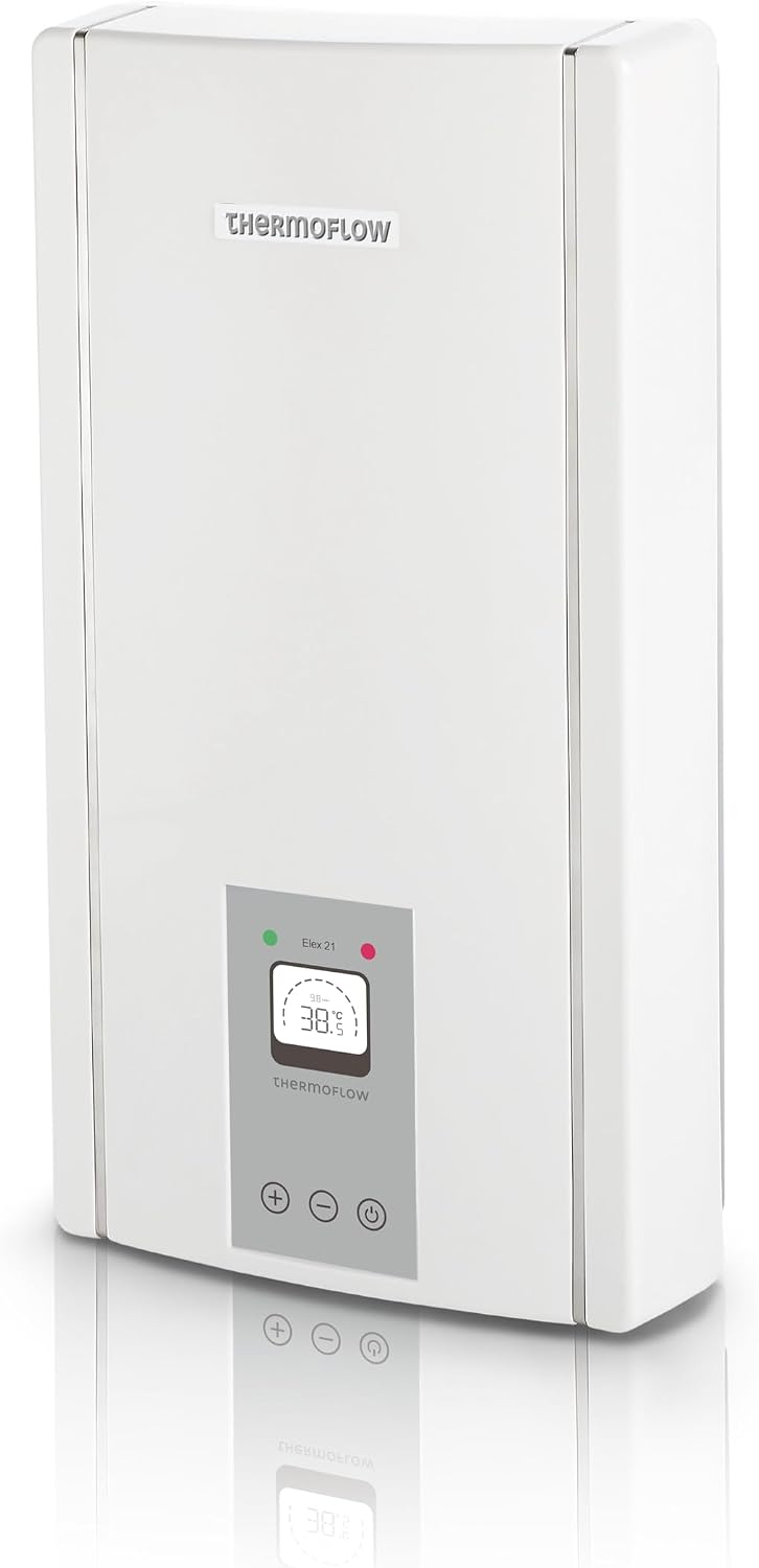 Thermoflow Baumarkt,Klempnerarbeiten,Durchlauferhitzer & Ersatzteile, 11,8 L, 21 kW, 400 V, Weiß