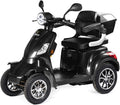 VELECO E-Scooter, 1000 W, Schwarz, Seniorenmobil 4-Rad Elektromobil ElektroRoller FASTER