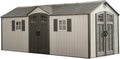 Gerätehaus LIFETIME, 244x605x244 cm, Grau, Gartenhaus & Makro, Kunststoff Gartenschuppen & Geräteschuppen