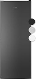 Bomann Getränkekühlschrank, 143 cm, 39 dB, 242 L, Schwarz/Inox, ® Kühlschrank ohne Gefrierfach, Energieklasse D, 5 Ablagen