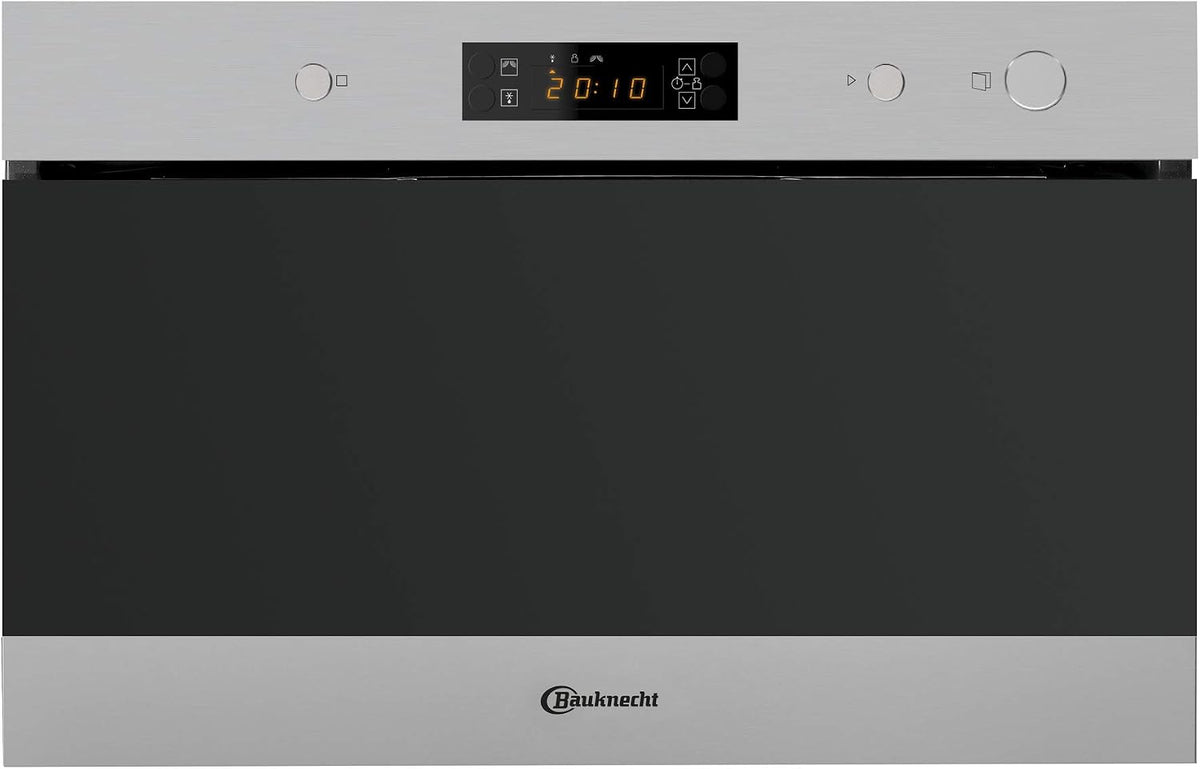 Bauknecht Mikrowelle, 750 W, 22 L, Silber/Schwarz, EMNK3 2138 IN / / /Rapid-Defrost Auftaufunktion