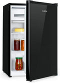 Klarstein Kühlschrank, 76 Liter, 4 Liter, 2 Liter, Schwarz, Delaware, Fassungsvermögen, 2 flexible Glasböden, Gefrierfach