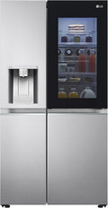 gsxv81mcle InstaView Side by Side Side-by-Side-Kühlschrank, 635 L, Silber, LG Electronics -by-, Door-in-Door, Brushed Steel