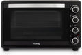 H.Koenig Backofen, 2000 W, 45 L, Schwarz, Mini- FO45, Elektro, Kompakt Freistehend, Multifunktionell, Leistungsstark Programmierbar