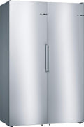 Bosch Side-by-Side-Kühlschrank, 186 x 120 cm, 346 L, 242 L, Silber, KAN95VLEP Europäischer Side-by-Side, 327 kWh pro Jahr