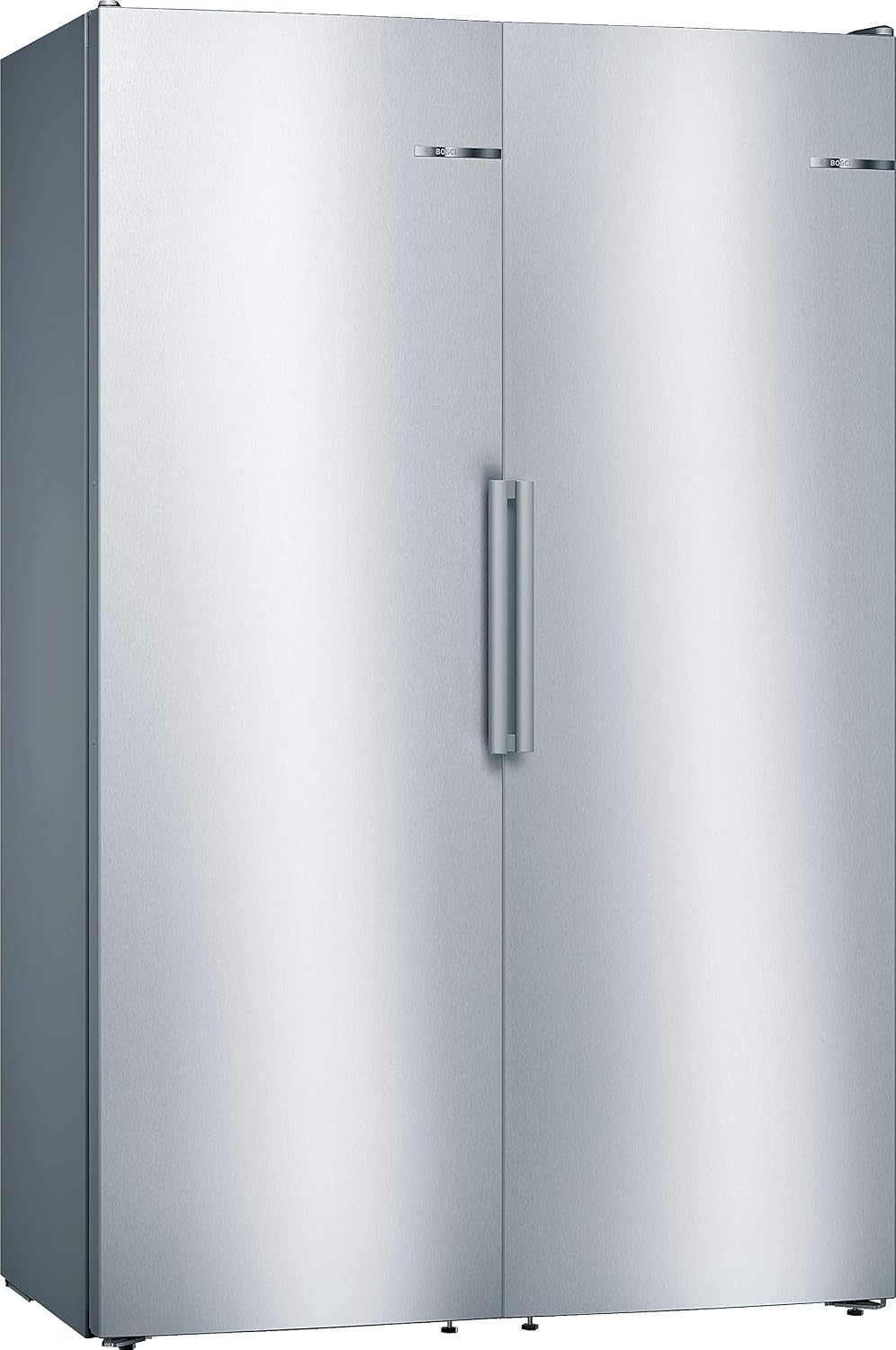 Bosch Side-by-Side-Kühlschrank, 186 x 120 cm, 346 L, 242 L, Silber, KAN95VLEP Europäischer Side-by-Side, 327 kWh pro Jahr