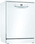 Bosch Geschirrspüler, 60 cm, Weiß, SMS2ITW33E Serie 2 freistehend, 92 kWh pro 100 Zyklen, 12 MGD, Silence, Extra Trocknen
