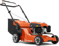 Husqvarna Rasenmäher, 2,2 kW, 47 cm, 55 L, Orange/Schwarz, LC 247 Benzin-, Motor, Schnittbreite, Fangbox, zentrale Höhenverstellung