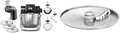 Bosch Hausgeräte Universalküchenmaschinen, Schwarz/Silber, Küchenmaschine Serie 6 MUMS6ZS13D, Automatikprogramme & Pommes-Frites-Scheibe MUZ9PS1