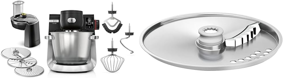 Bosch Hausgeräte Universalküchenmaschinen, Schwarz/Silber, Küchenmaschine Serie 6 MUMS6ZS13D, Automatikprogramme & Pommes-Frites-Scheibe MUZ9PS1