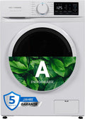 HEINNER Waschmaschine, 10 kg, 72 dB, Weiß, HWM-M1014IVNA+++, bürstenloser Motor, 15 Waschprogramme, Geräuschpegel