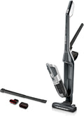 Bosch Staubsauger, dunkelgrau, Akku- Flexxo 2in1 Serie 4 BBH3P280, kabelloser Hand, beutellos, hohe Saugleistung