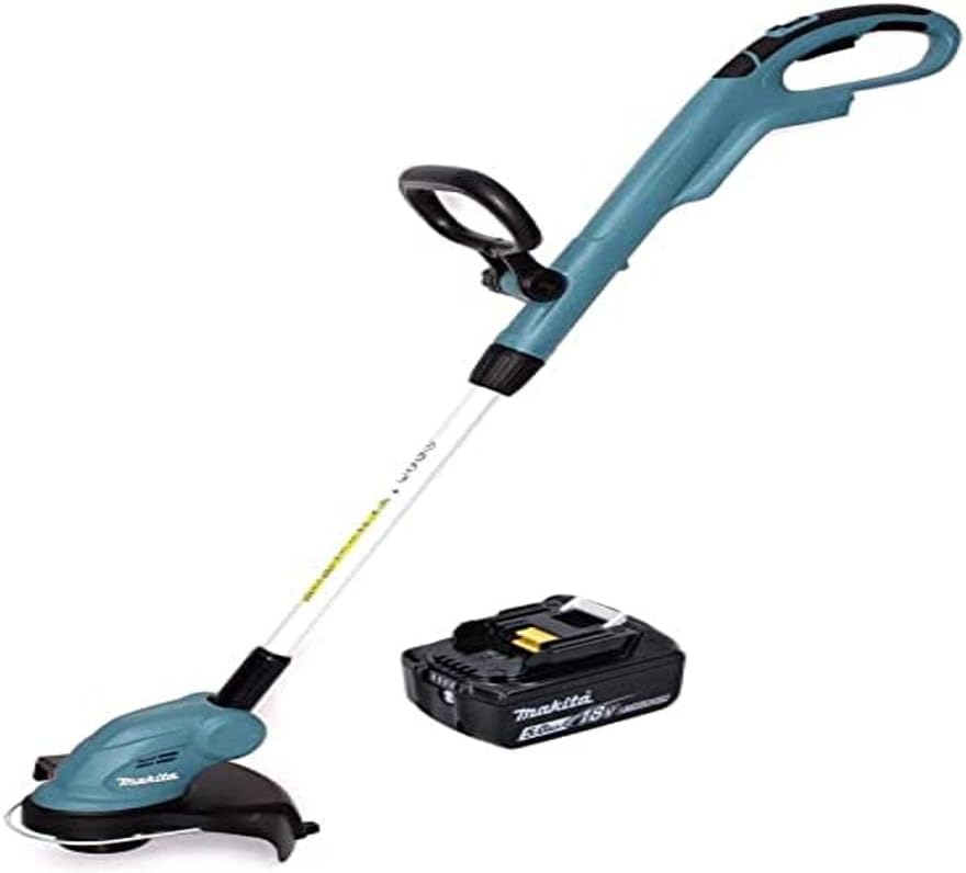 Makita Rasentrimmer, 5,0 Ah, 18 V, Blau/Schwarz/Weiß, DUR 181 Li-Ion Akku + 1 x BL 1850 Akku
