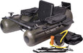 ZECK Boote, Heavy Duty PVC, Olivgrün/Schwarz, Belly Cat Green - Bellyboot zum Vertikalangeln &, Bellyboat, Angelboot zum Raubfischangeln