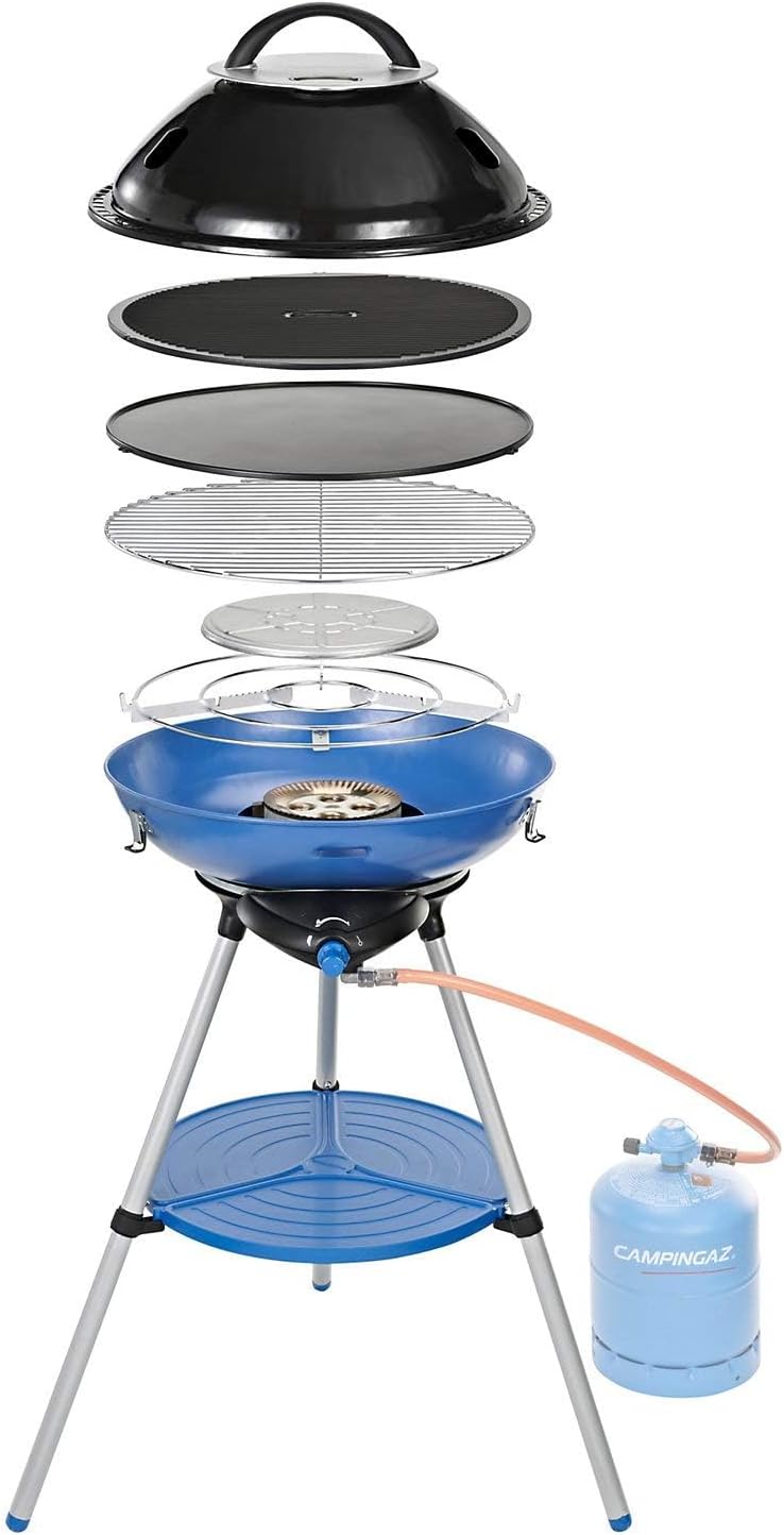 Campingaz Gasgrill, Schwarz/Blau/Silber, Party Grill 600 Campingkocher