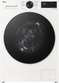 LG Waschmaschine, 11 kg, Weiß/Schwarz, F4WX701Y, AquaLock® Vollwasserschutz, AI Wash, TurboWash 360°, Inverter Direct Drive