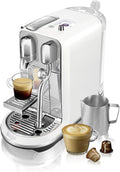 Nespresso Sage Creatista Pro Kaffeemaschine, Abnehmbarer Wassertank: 1,5 L, Probierbox mit Nespresso Kapseln, Weiß