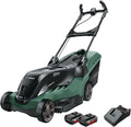 Bosch Rasenmäher, 2,0 Ah, 40 cm, 660 m, Schwarz/Grün, Akku AdvancedRotak 36-660 (36 Volt, 2x Akku, Schnittbreite