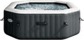 Intex Badewannen mit Sprudelfunktion, 201 x 71 cm, 795 Liter, 28343AH, Schwarz/Weiß