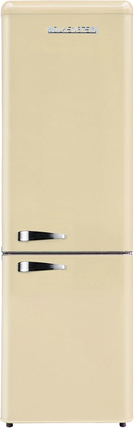 Wolkenstein Kühl-Gefrierkombination, 249 Liter, 69 Liter, Creme, Kühl-Gefrier-Kombination KG250.4RT SC, Nutzinhalt