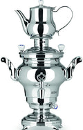 BEEM Kaffeemaschine, 53 x 34 x 25 cm, 3 Liter, Silber, 06127 Samowar Odessa III, Edelstahl, traditionelle Teezubereitung