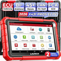 LAUNCH OBD-II Diagnosewerkzeuge, Rot/Schwarz, X431 PROS Elite OBD2 Diagnosegerät, Bi-direktionales Auto Scan-Tool mit ECU-Codierung