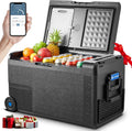 AAOBOSI Kompressor, 230 V, 38 L, 12 V, Schwarz, Kühlbox, Kühlbox Auto -20°C bis 20°C, Robuste Kühlbox für Autos, Lastwagen