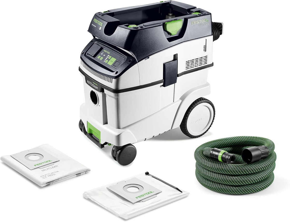 Festool Staubsauger, Weiß/Schwarz/Grün, Absaugmobil CLEANTEC CTL 36 Ei AC