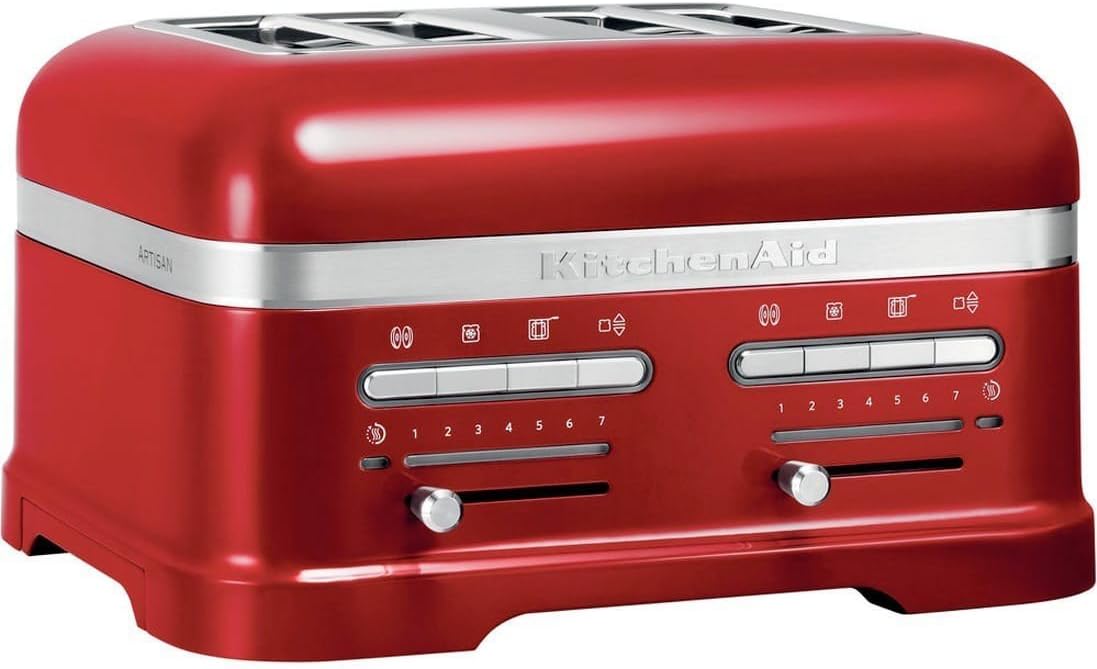KitchenAid Gefrierschrank, Rot, 5KMT4205BCA Artisan 4-Slot Toaster Candy Apple, 700005871
