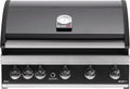 Grandhall Gasgrill, Schwarz/Silber, Einbau- Maxim G5 integriert 5 Brenner, 1 Infrarot-Heckbrenner K05000308A