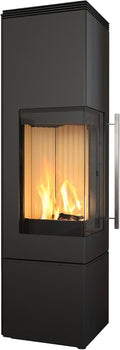 HARK Kaminofen, 6 kW, Schwarz, 165 ECOplus - Korpus: graphit