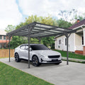 Supply24 since 2004 Fahrrad, 3 m, Grau/Anthrazit, Aluminium Carport München Überdachung 5 x grau anthrazit